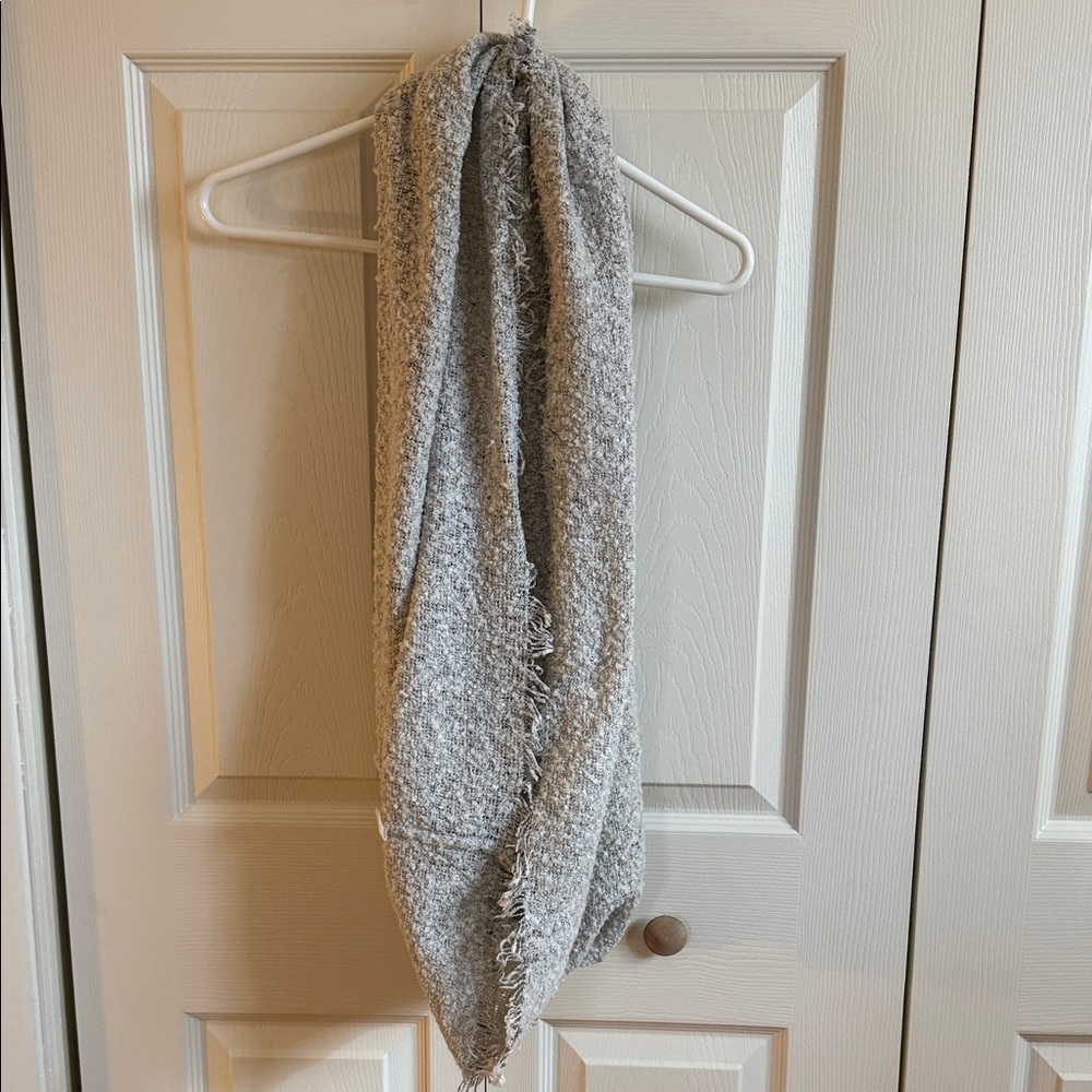 Cozy Gray Infinity Scarf